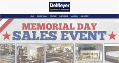 Desktop Screenshot of demeyerfurniture.com